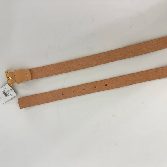 J. Crew Italian Leather Belt Women's Medium NWT Made in USA - Picture 8 of 9